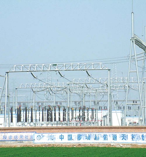 330kV substation steel strucure